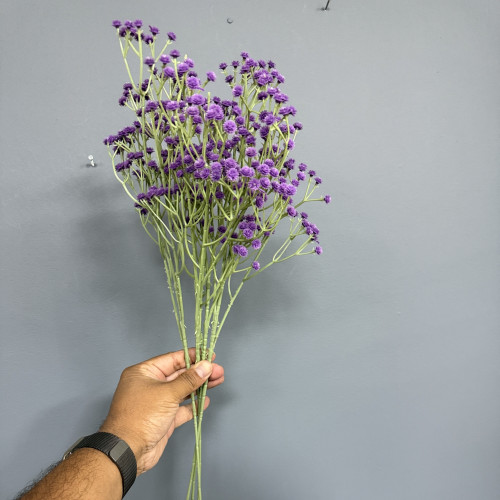 Artificial Purple Baby's Breath Gypsophila - Pack of 5