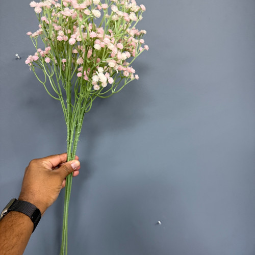 Artificial Pink Baby's Breath Gypsophila - Pack of 5