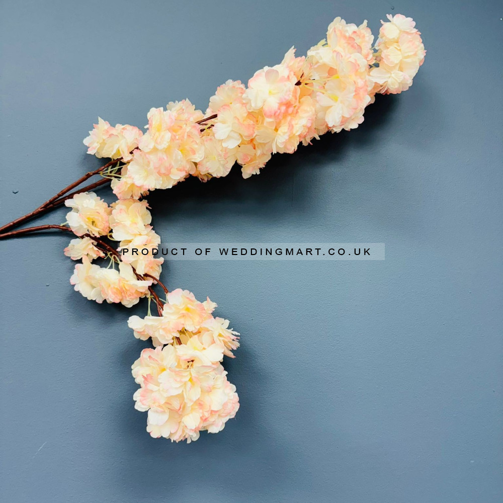 100cm Artificial Cherry Blossom Branch - Light PINK – Wholesale Blossom Branches for Wedding Decorators | WeddingMart