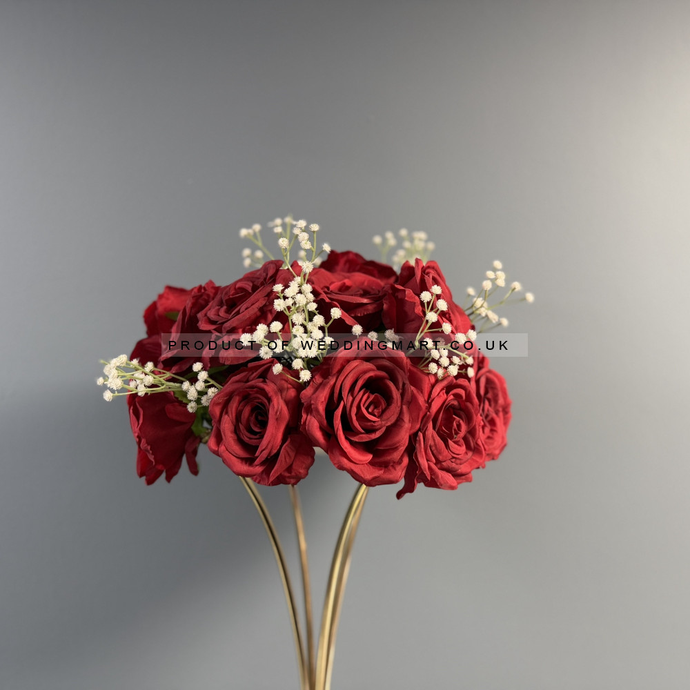 35cm Wedding Centerpiece Floral Arrangement - RED