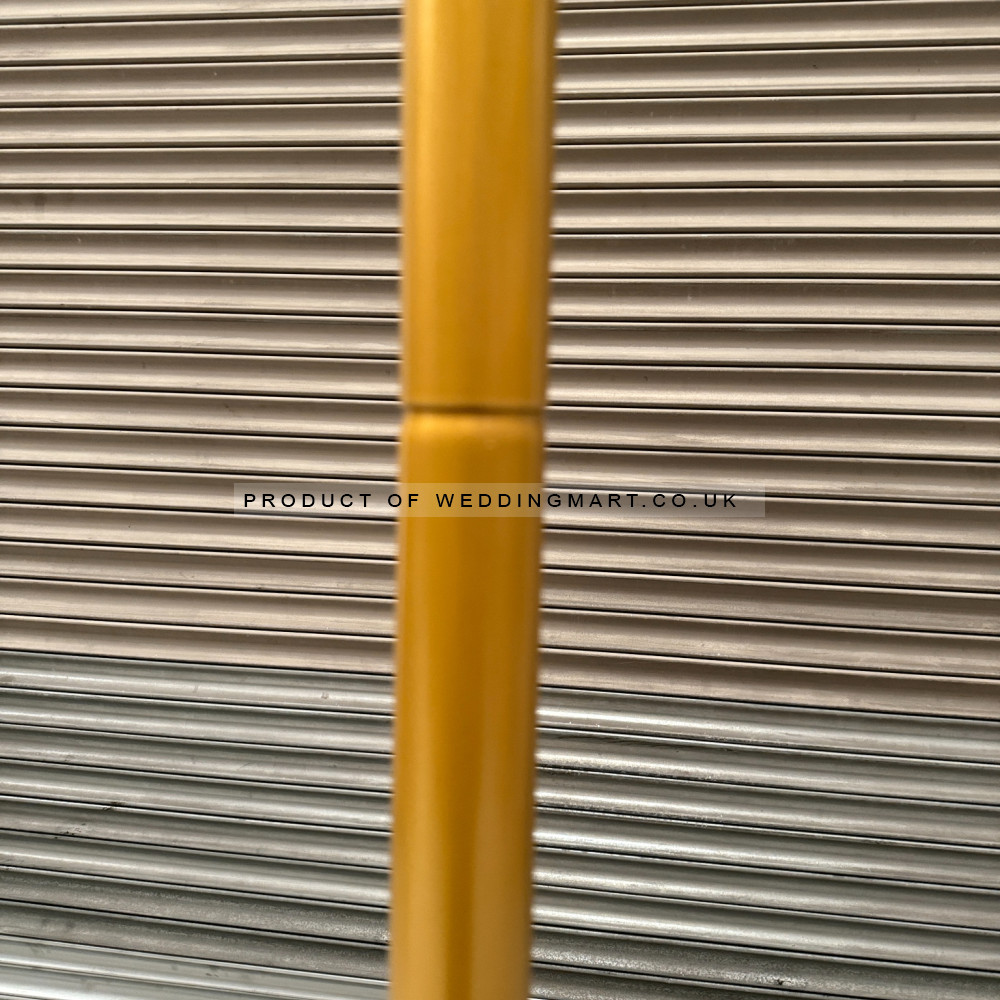 Gold Semi-Round Freestanding Chandelier Stand for Wedding Floral Décor