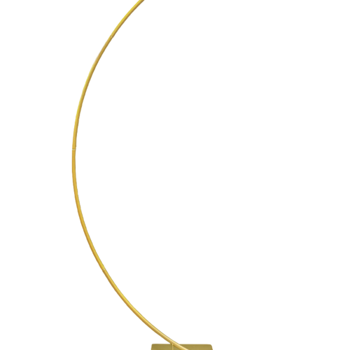 Half Moon Curvy Freestanding Chandelier Hanger Stand Gold wedding décor