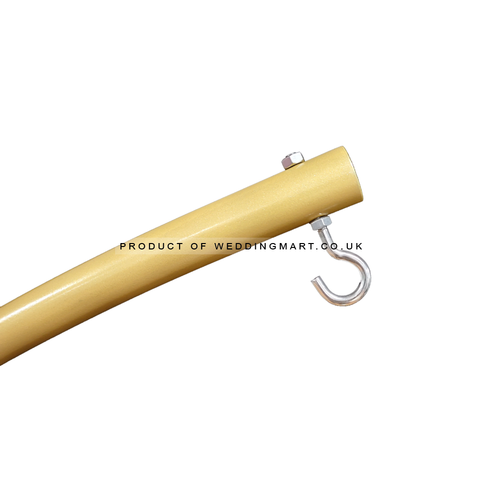 Half Moon Curvy Freestanding Chandelier Hanger Stand Gold wedding décor