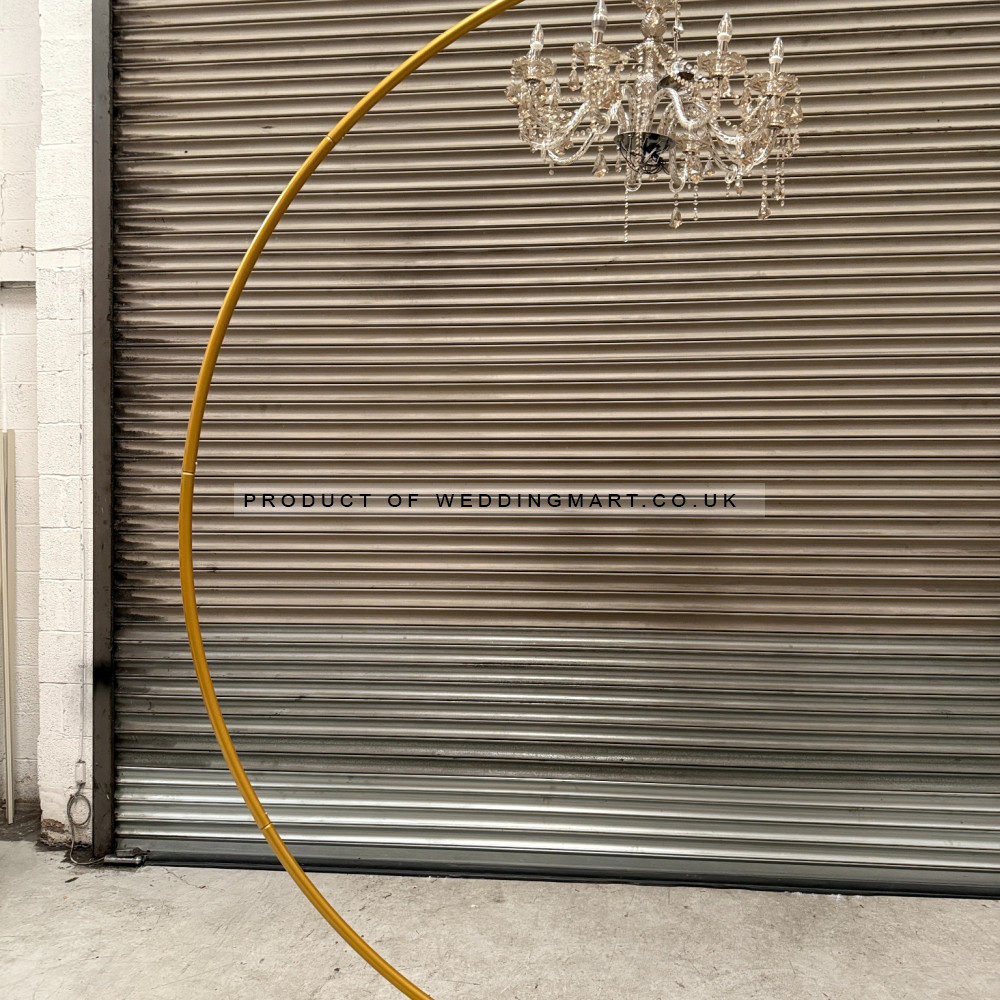 Half Moon Curvy Freestanding Chandelier Hanger Stand Gold wedding décor