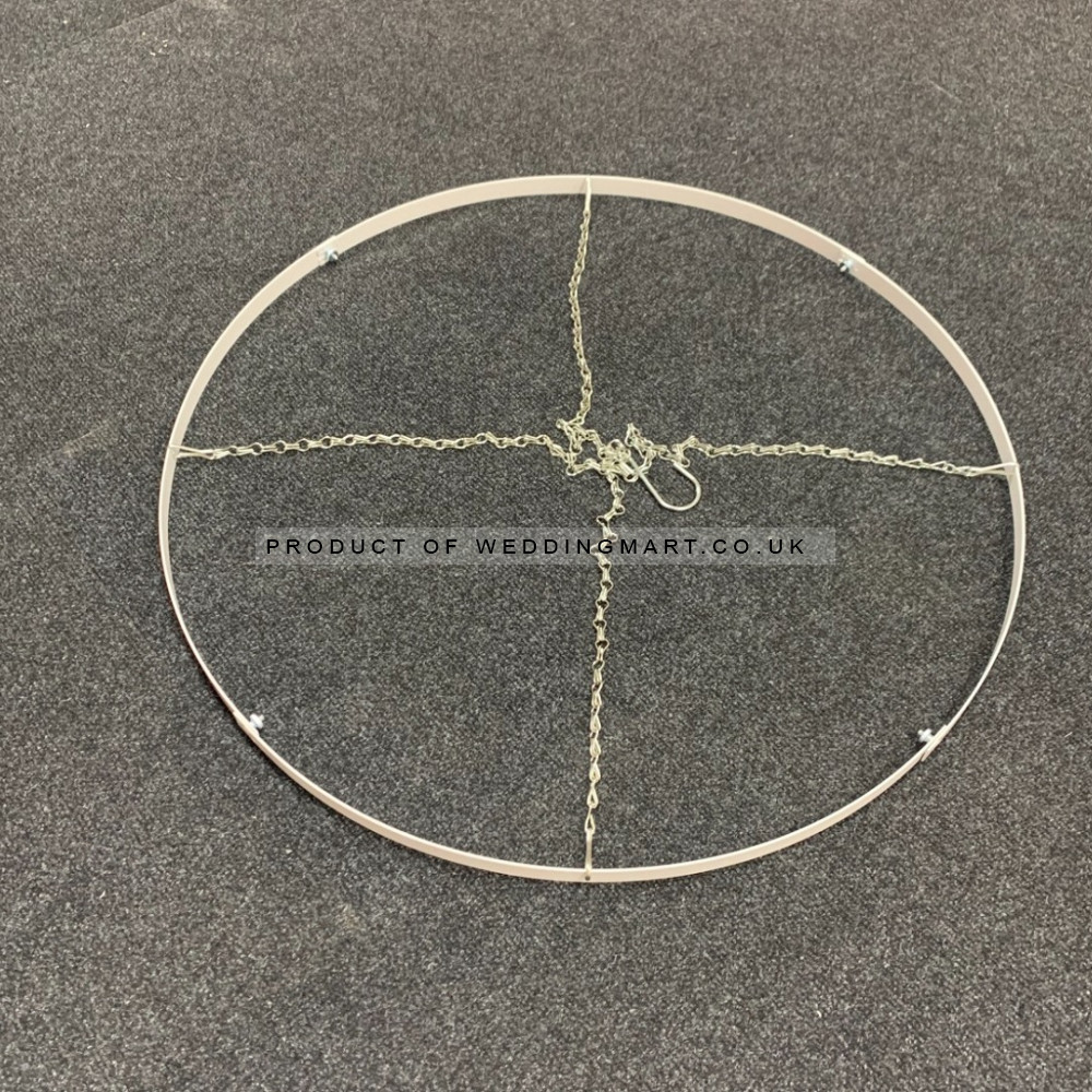 20 Inch Ceiling Draping Hanging Metal Hoop – Wholesale Hoops for Wedding Decorators | WeddingMart