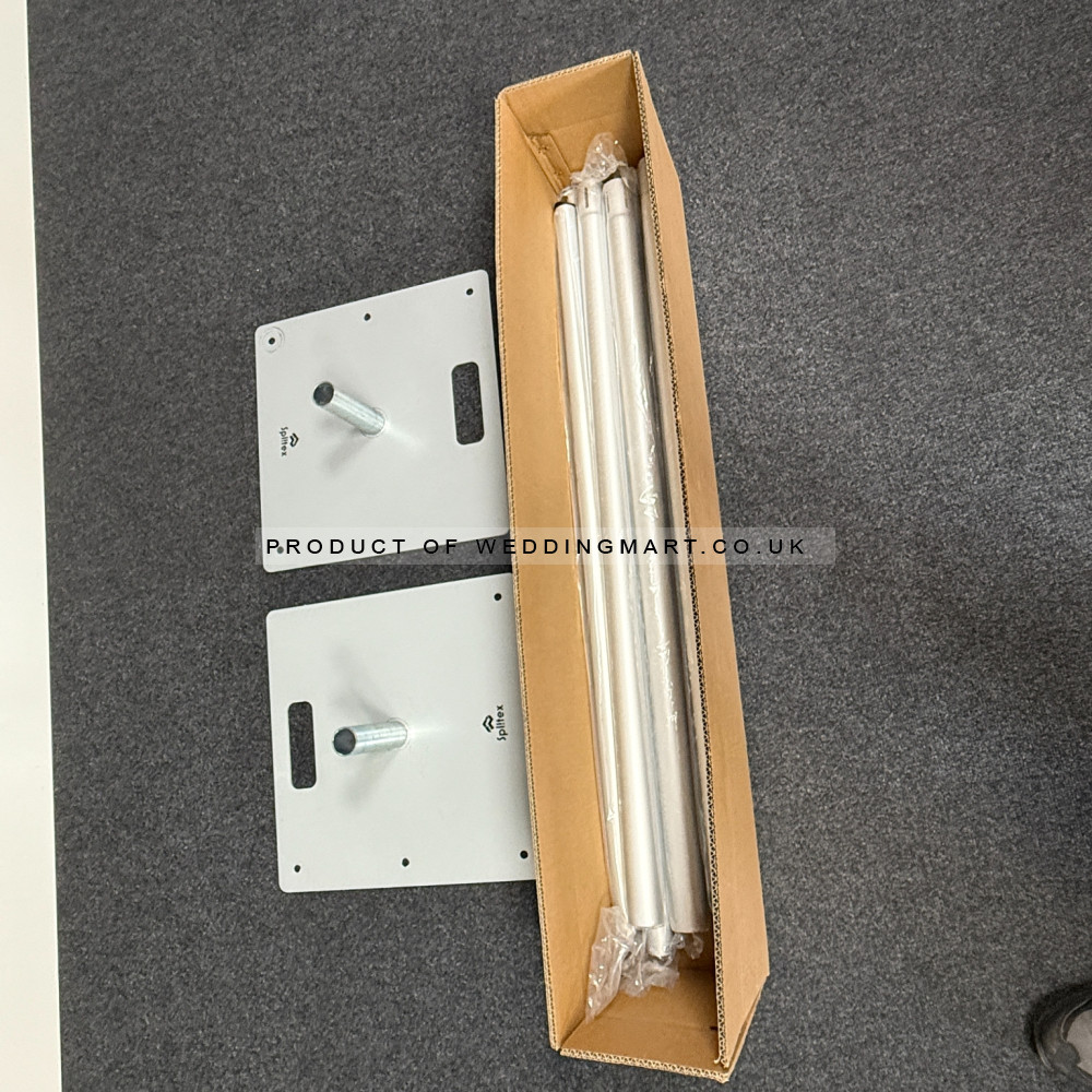 Splitex Portable Sectional Pipe & Drape Kit - 3m Multi-Height Backdrop System