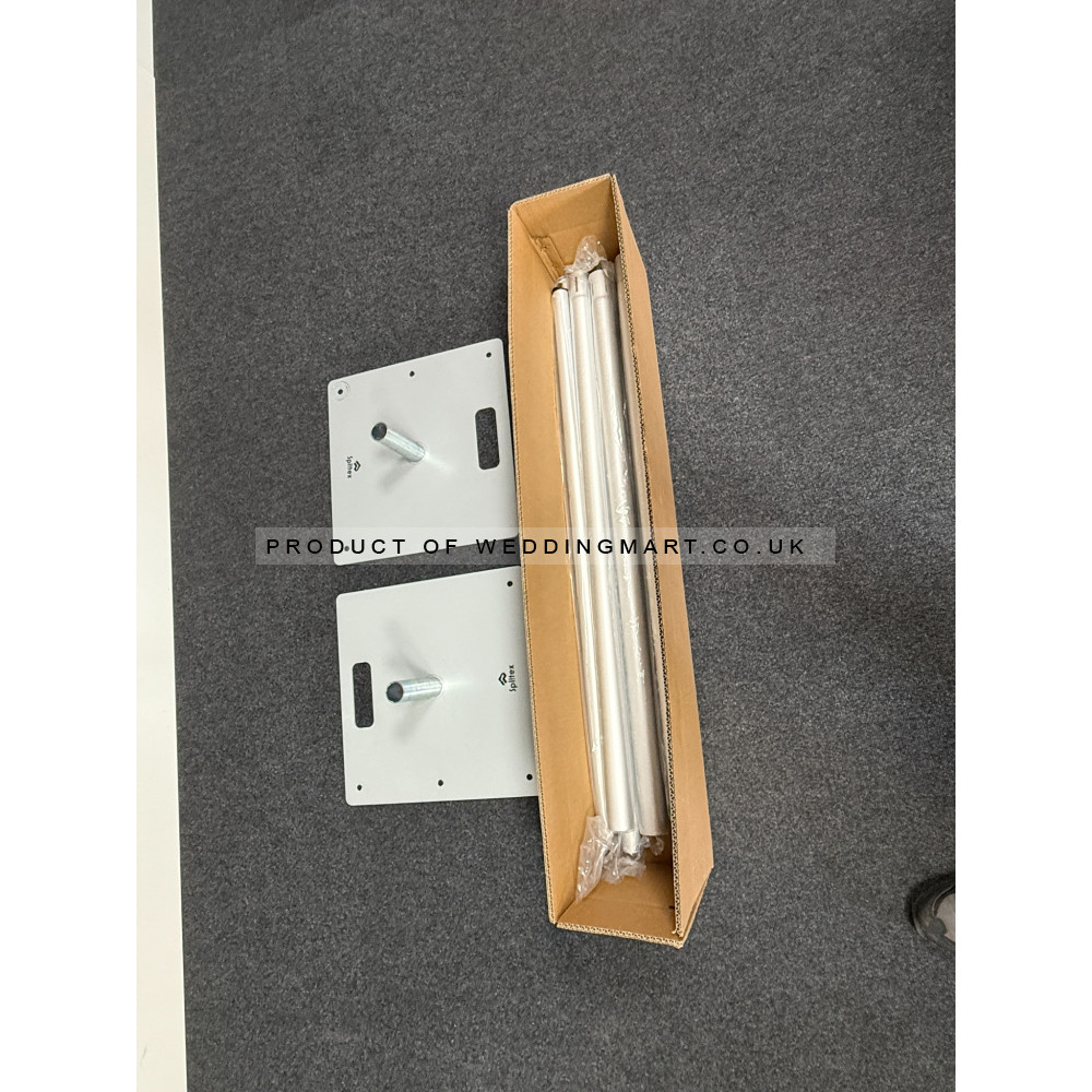 Splitex Portable Sectional Pipe & Drape Kit - 3m Multi-Height Backdrop System