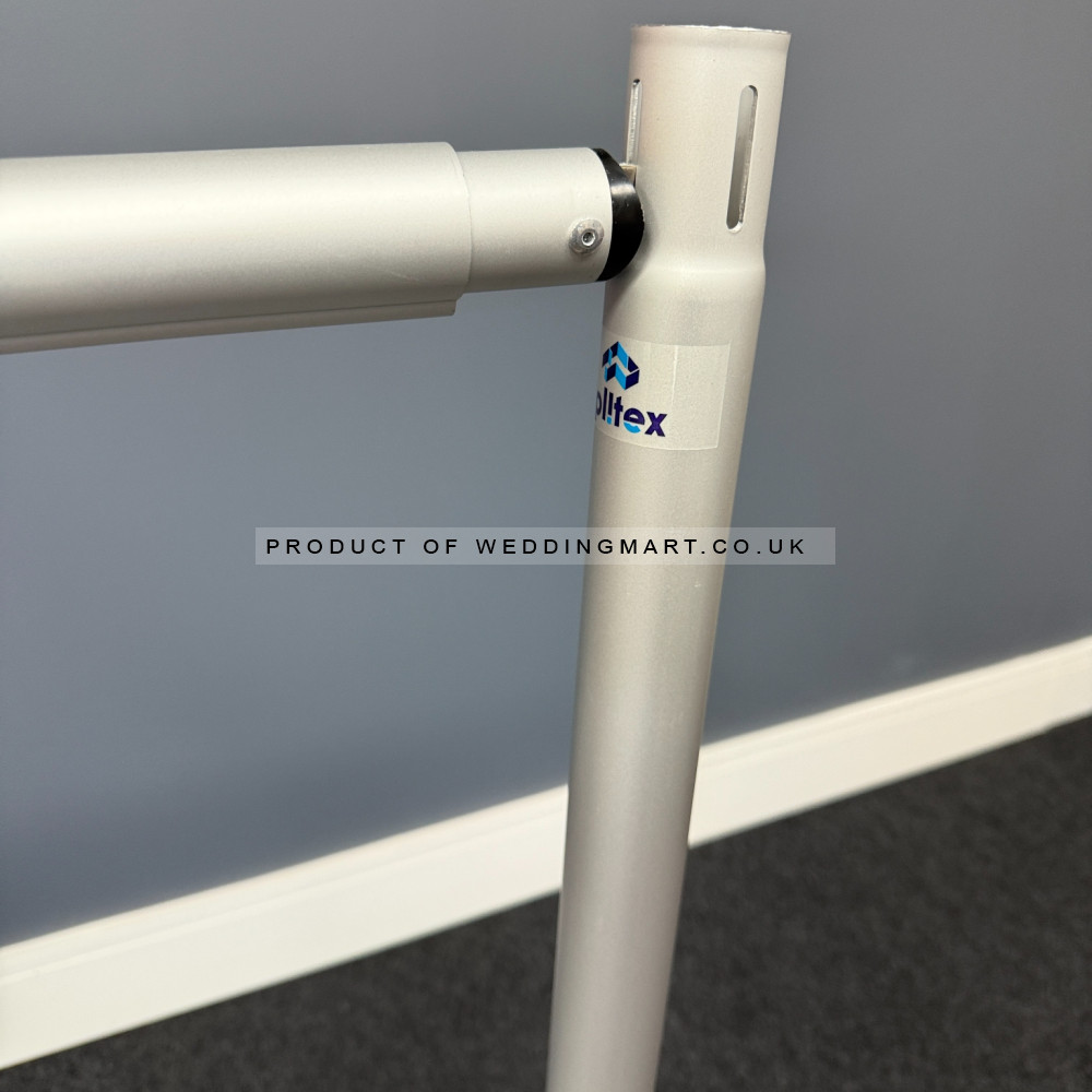 Splitex Portable Sectional Pipe & Drape Kit – 3m Multi-Height Backdrop System – Wholesale Pipe and Drape Kits for Wedding Decorators | WeddingMart