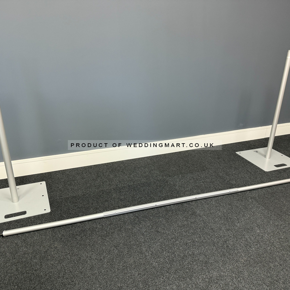 Splitex Portable Sectional Pipe & Drape Kit – 3m Multi-Height Backdrop System – Wholesale Pipe and Drape Kits for Wedding Decorators | WeddingMart