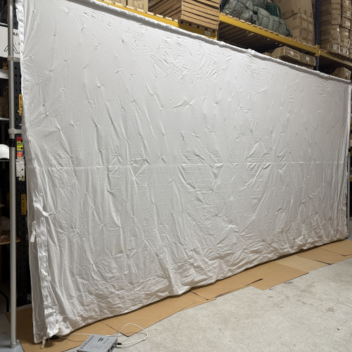 REFURBISHED EX DEMO - 6Mx3M WHITE LED Starlight Wedding Backdrop - ICE White LEDs - CLB-04