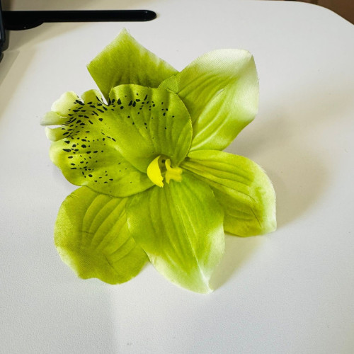 Artificial Orchid Flower Head  (Pack of 24) - Green – Wholesale Artificial Orchid Flower Heads for Wedding Decorators | WeddingMart