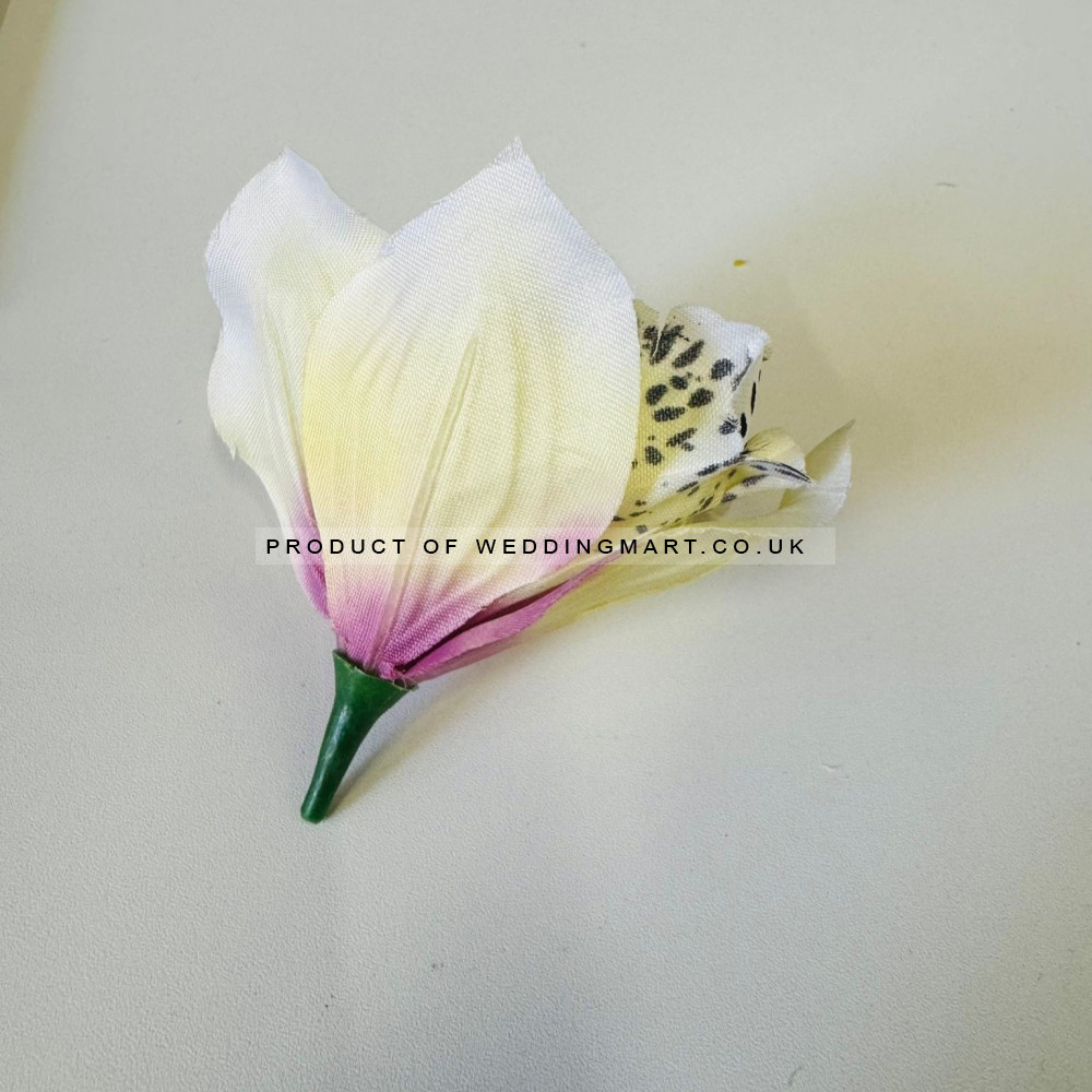 Artificial Orchid Flower Head  (Pack of 24) - IVORY – Wholesale Artificial Orchid Flower Heads for Wedding Decorators | WeddingMart