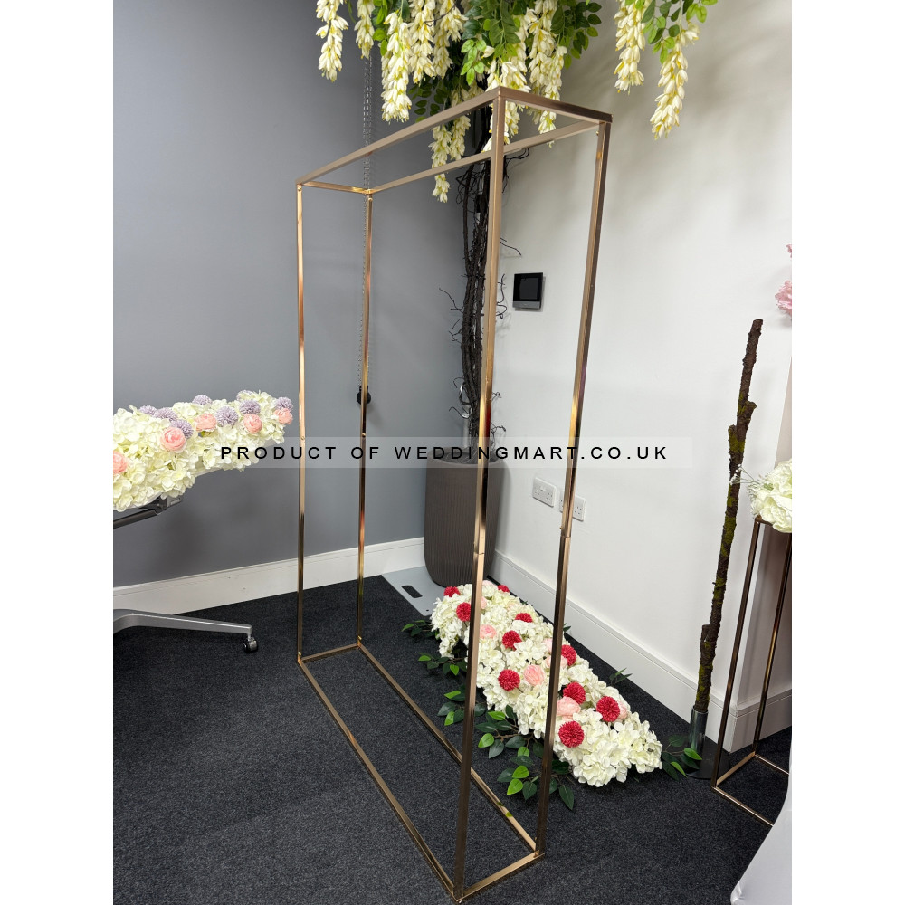 160cm Rectangular Metal Wedding Arch Frame ARX-24011B