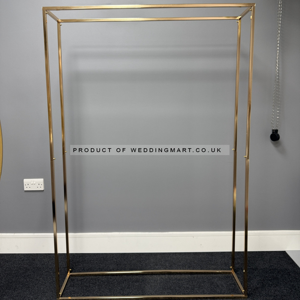 160cm Rectangular Metal Wedding Arch Frame ARX-24011B – Wholesale Metal Arch Frames for Wedding Decorators | WeddingMart