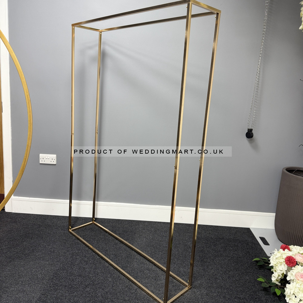 160cm Rectangular Metal Wedding Arch Frame ARX-24011B – Wholesale Metal Arch Frames for Wedding Decorators | WeddingMart