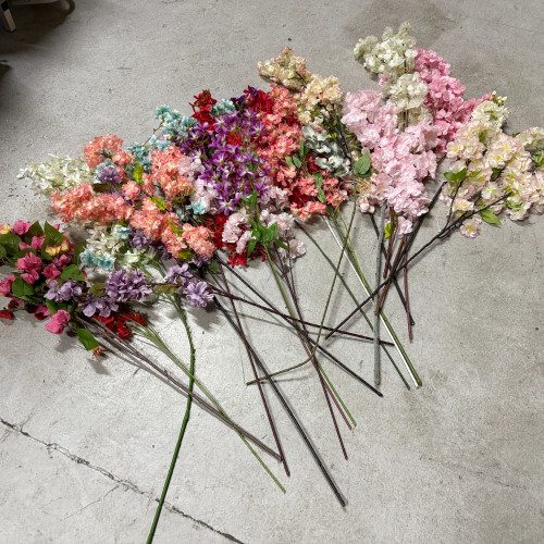 Mixed Lot of 22pcs Assorted  Artificial Blossom Branches CL-AF-2505