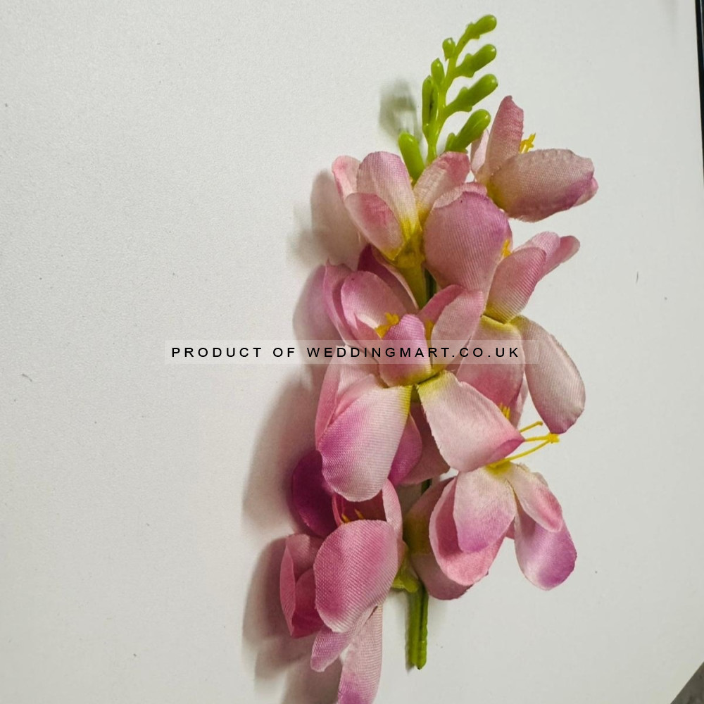 Artificial Delphinium Heads (Pack of 24) - Pink