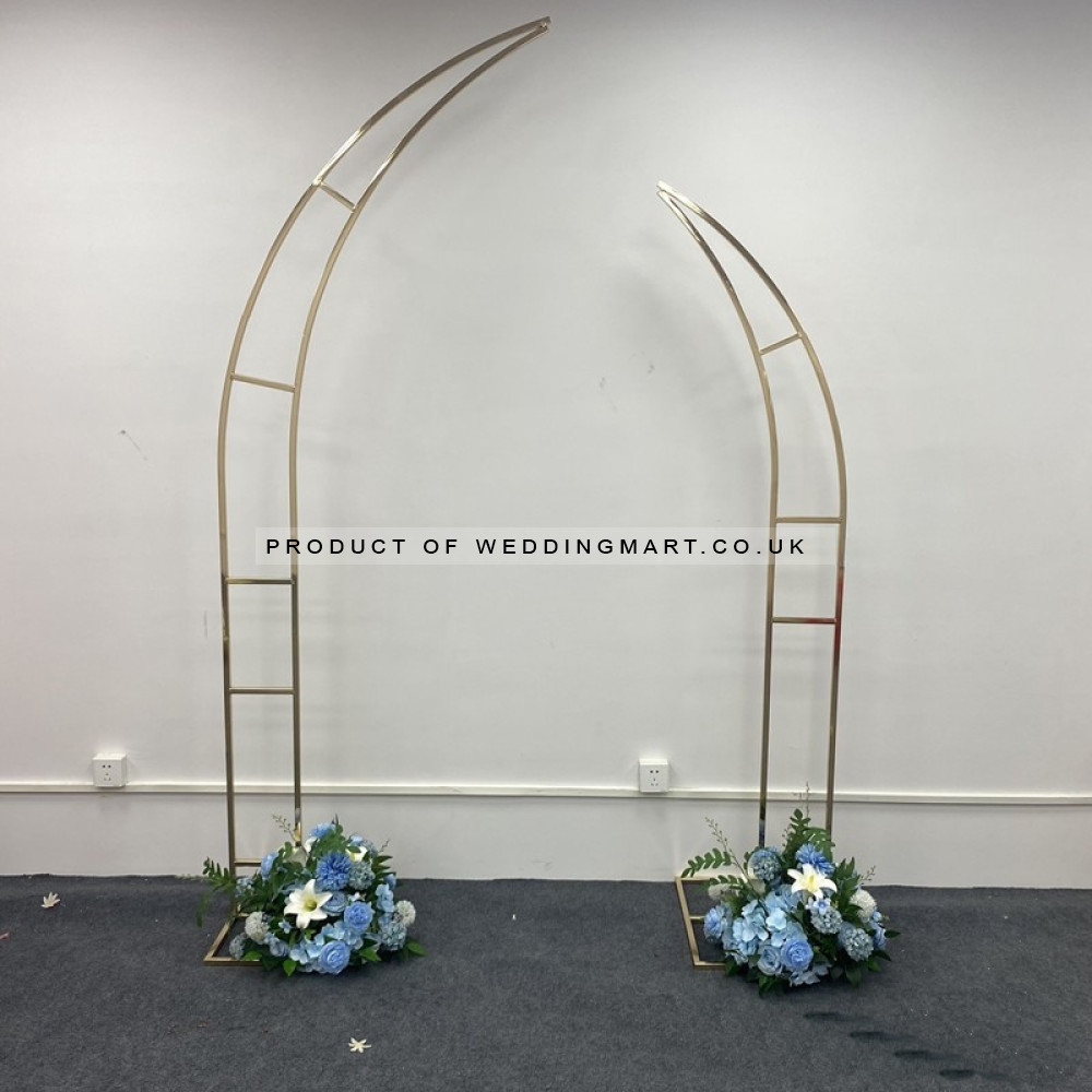 Elegant Wedding Backdrop Arch Frame ARX-24008 set of 2