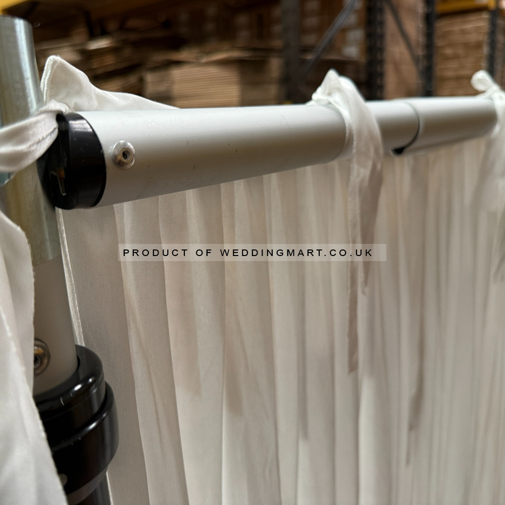 Silk Backdrop Overlay Panel (130cm x 350cm) – Wholesale Clearance for Wedding Decorators | WeddingMart