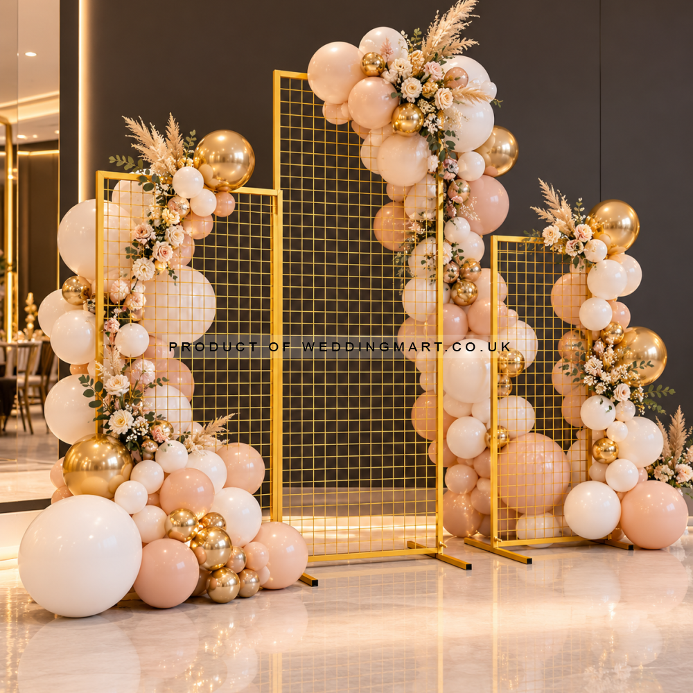 90cmx200cm Wire Mesh Screen Arch Wedding Backdrop – Wholesale Metal Arch Frames for Wedding Decorators | WeddingMart