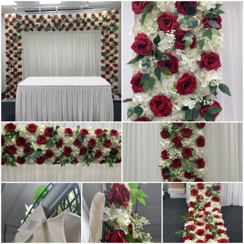 Wedding Stage Backdrop Floral Runners