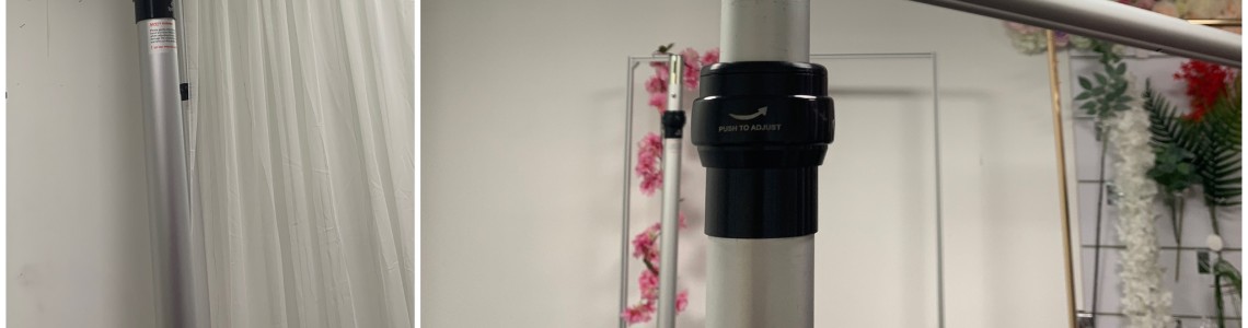 How to setup multi layers wedding backdrop on a single upright