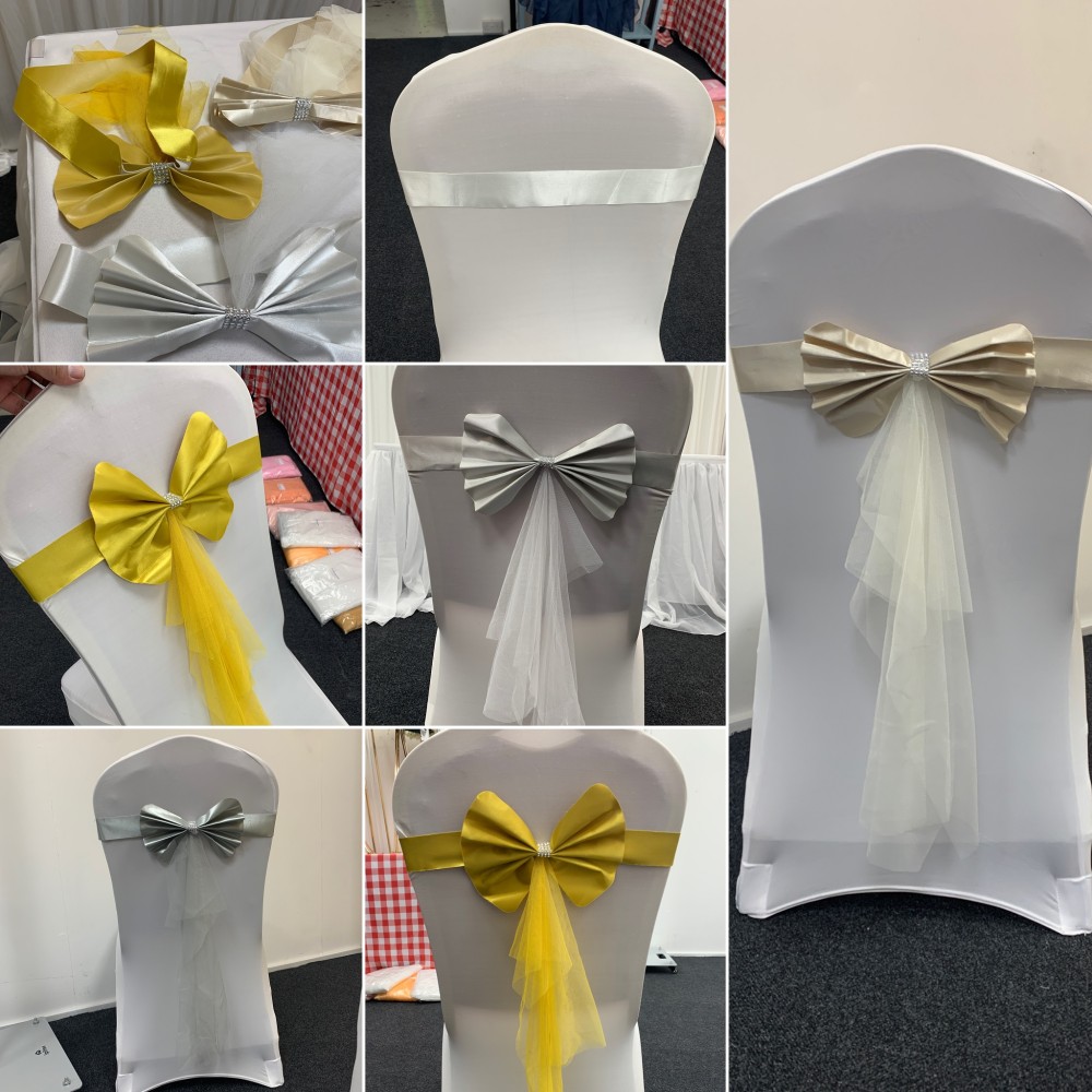 Wholesale Bulk Buy Wedding Banquet Chair Bows Ties Sashes