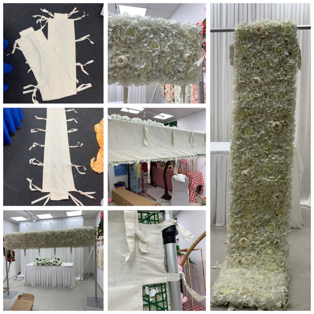 240cm Flower Wall Stage Runner Border Backing Cloth