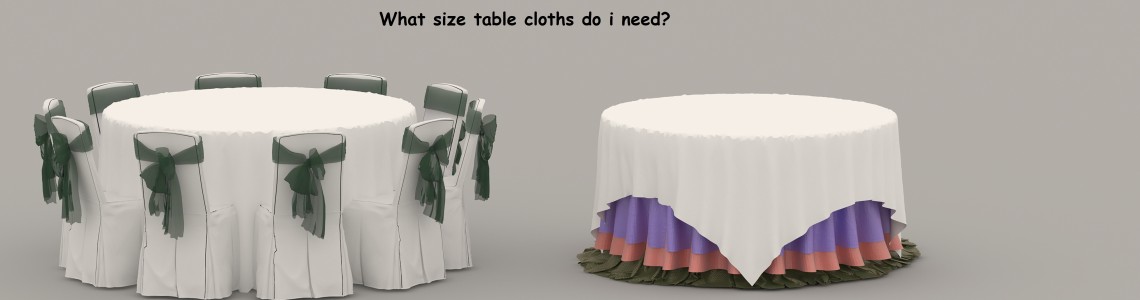 How to Choose a Banqueting Table Cloth - Wedding Table Cloths Size Guide