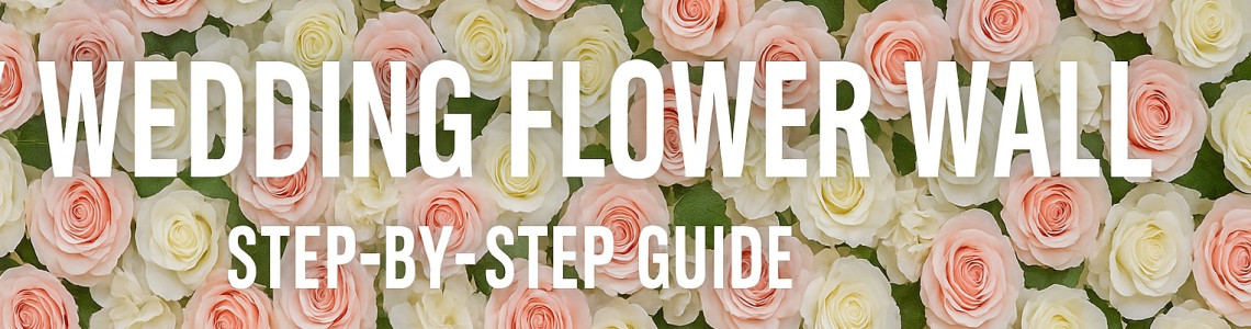 How to Build a Stunning Flower Wall Backdrop for Weddings & Events Using WeddingMart Panels