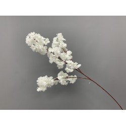 110cm Artificial Cherry Blossom Branch - WHITE
