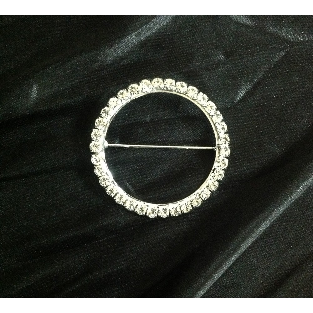 Silver Diamante Buckles for Lycra Bands