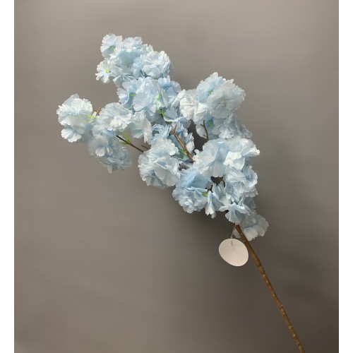 100cm Artificial Cherry Blossom Branch - Blue