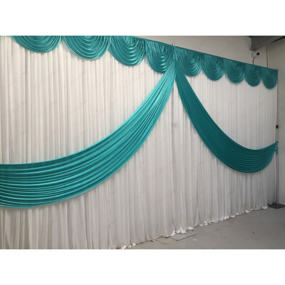 Butterfly Wedding Backdrop Swag - Turquoise