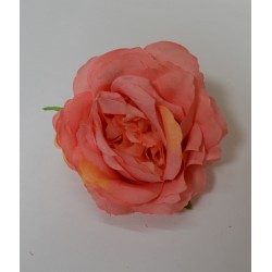Burnt Orange Small Rose Heads - Pack of 10