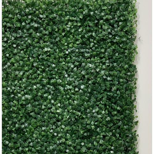 Premium Quality Outdoor UV Protected Boxwood Topiary Hedge Wall Panel - Dark Green