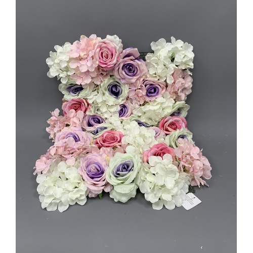 Premium Purple and Pink 3D Flower Wall Panel