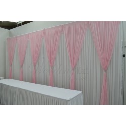 6 Panels Pink Grecian Backdrop Overlay