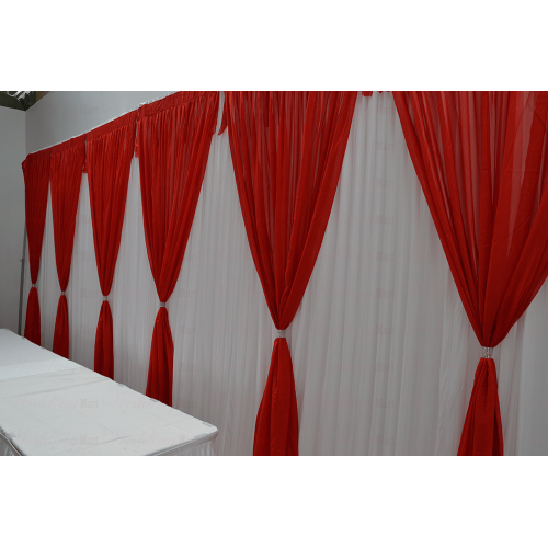 1m (w) x 3m (h) Voil Overlay Panel - Red