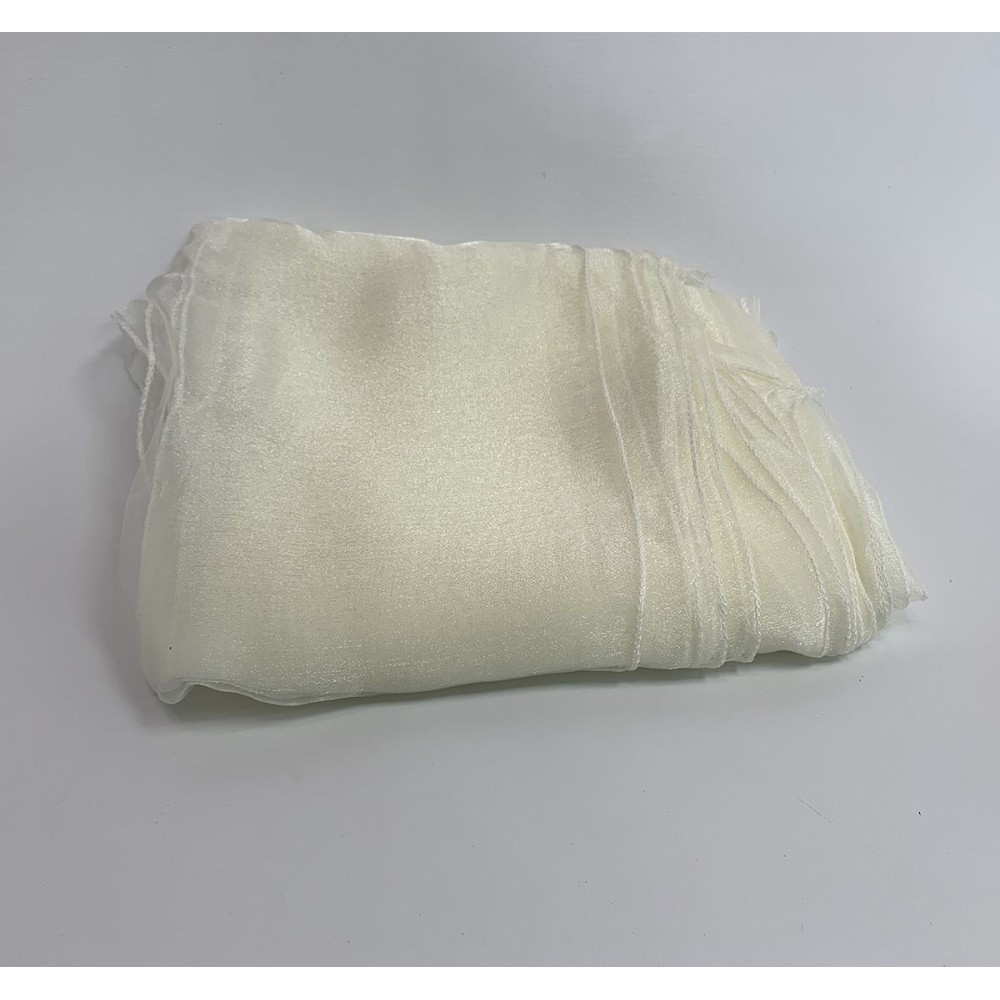 Ivory Organza Chair Bows - PACK of 10