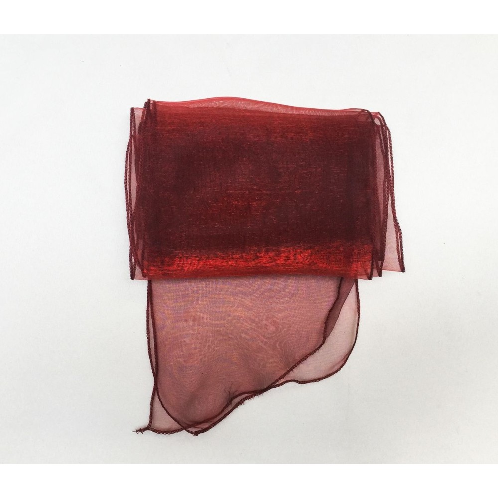 Maroon Organza Chair Bows - PACK of 10