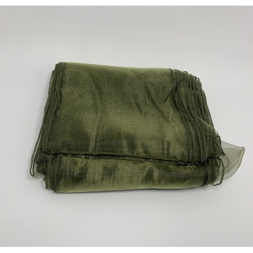 Olive Green Organza Chair Bows - PACK of 10
