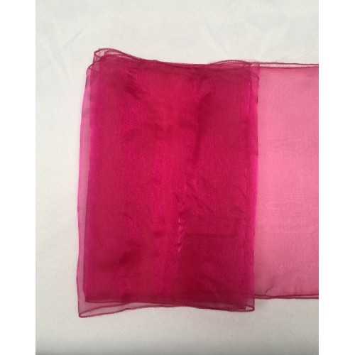 Hot Pink Organza Table Runners (14"x108")