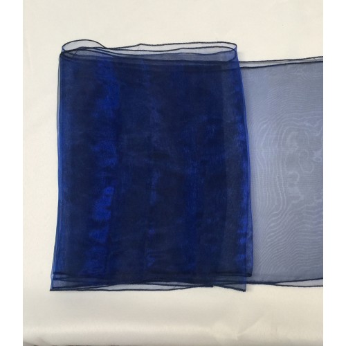 Navy Blue Organza Table Runners (14"x108")