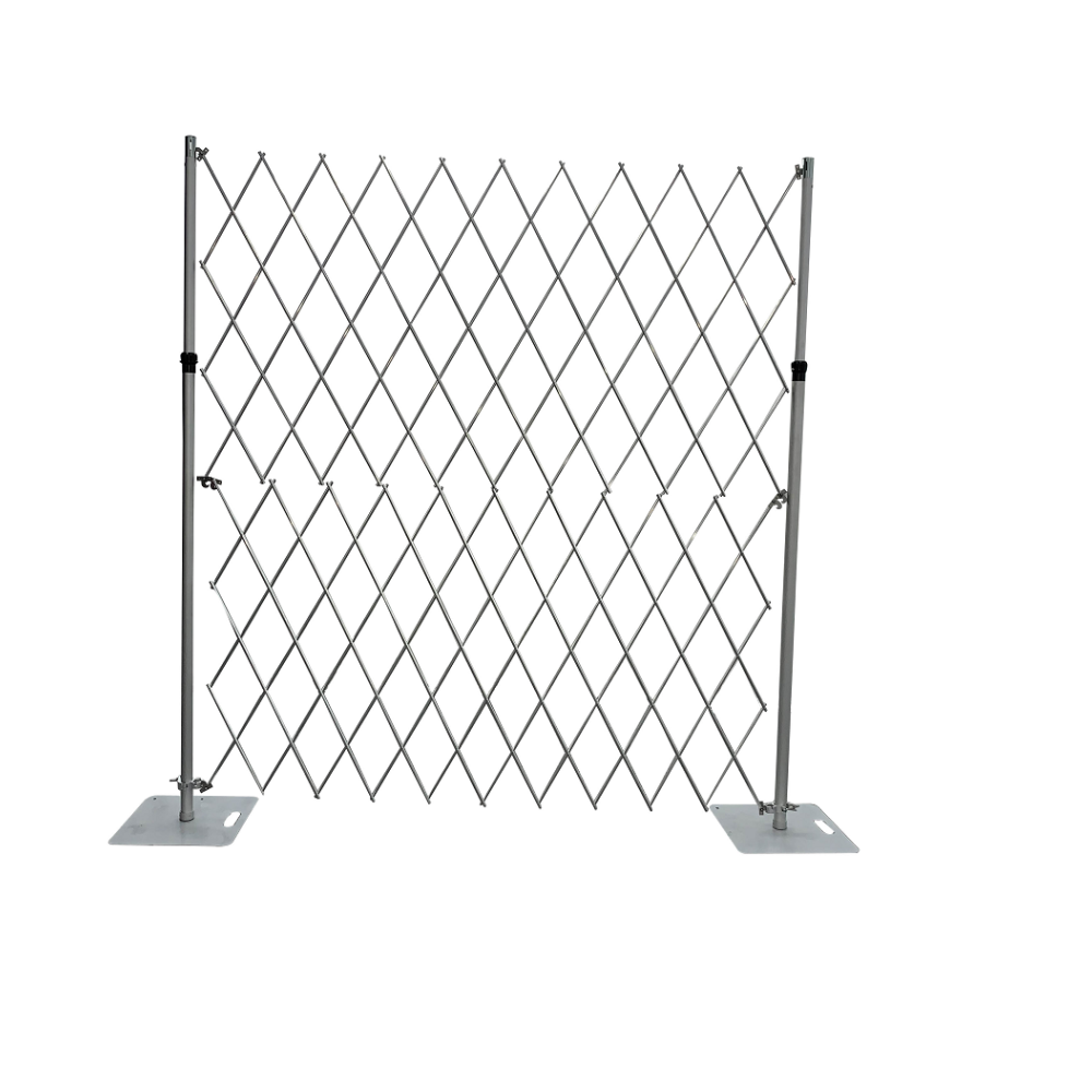 Expandable Support Grid Panel for Floral Wall