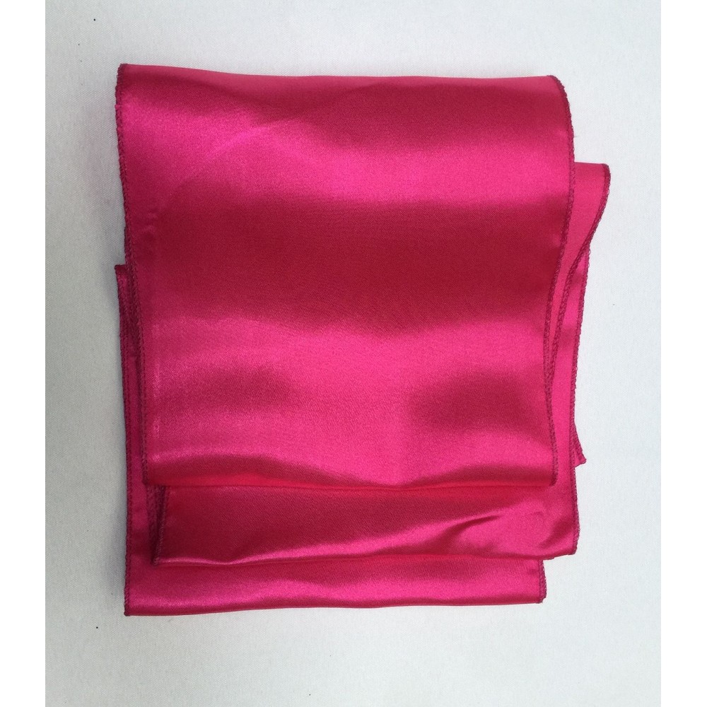 Fuchsia Pink Satin Chair Bows - PACK of 10