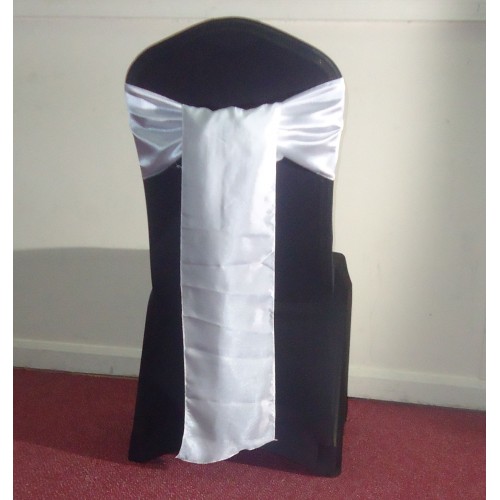 White Satin Sash - PACK OF 10