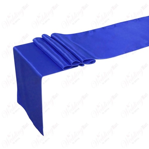 Royal Blue Satin Table Runner (14"x108")
