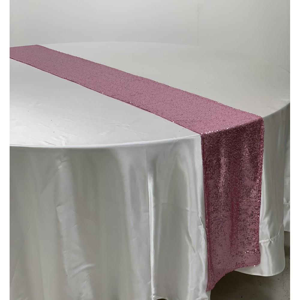 Pink Sequin Table Runners