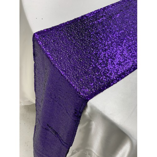 Purple Sequin Table Runners